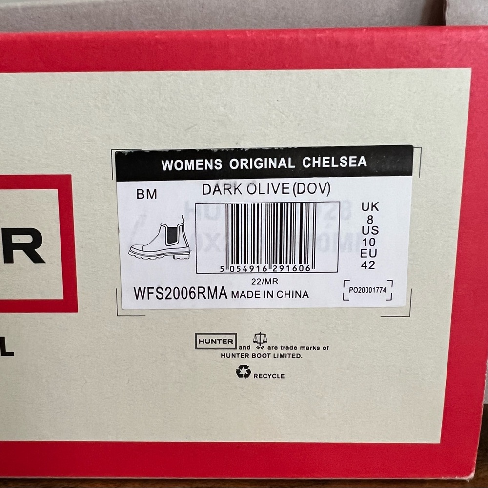 HUNTER| Original Chelsea Dark Olive - Picture 11 of 12